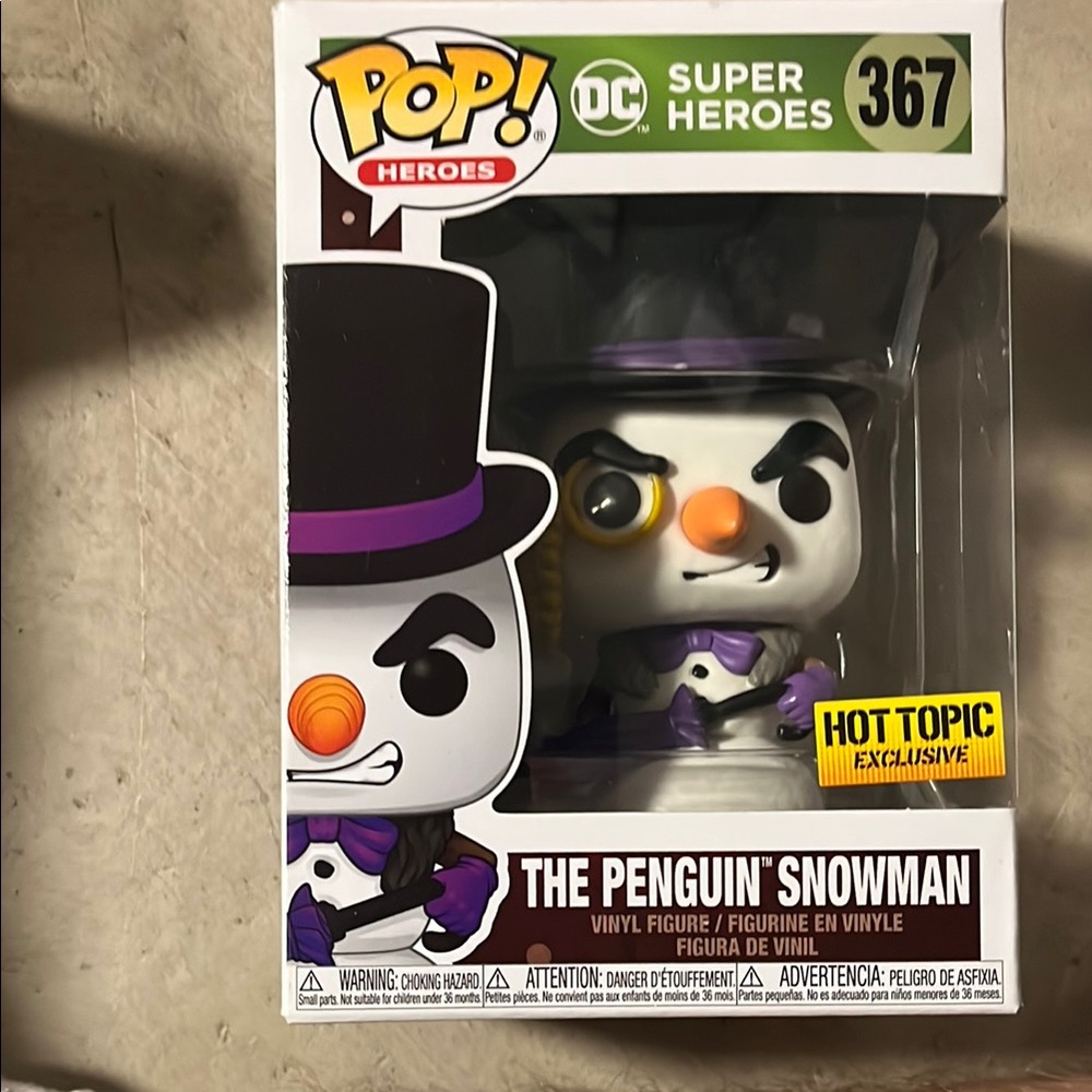 Funko Black and White Action Figure The Penguin Snowman